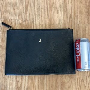 Jcrew clutch aka “signet large pouch” black
